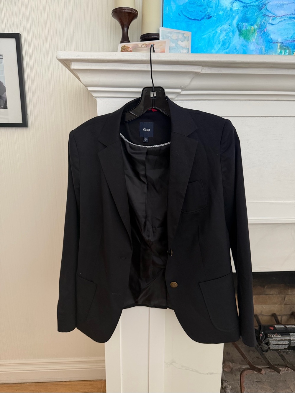 GAP Black Women's Single-Button Blazer